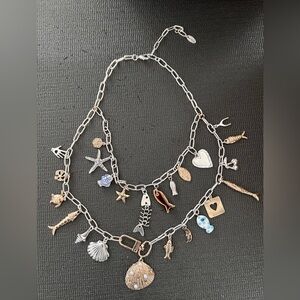 FREE PEOPLE Maxamillion Charm Necklace - Beachside